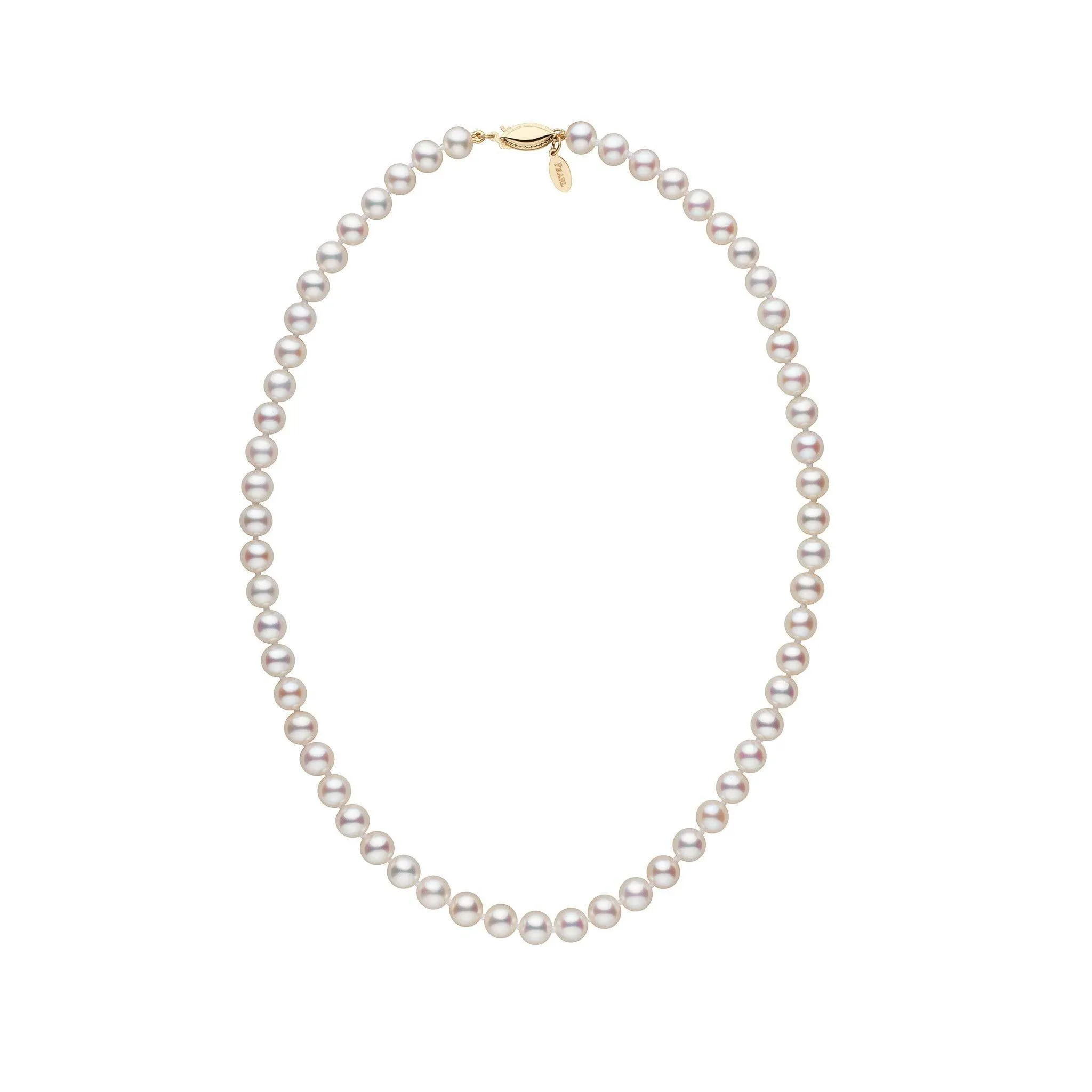 6.5-7.0 mm 16 Inch White Freshadama Freshwater Pearl Necklace