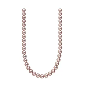 9.7-11.9 mm Cool Pale Pink Edison Freshwater Pearl Necklace