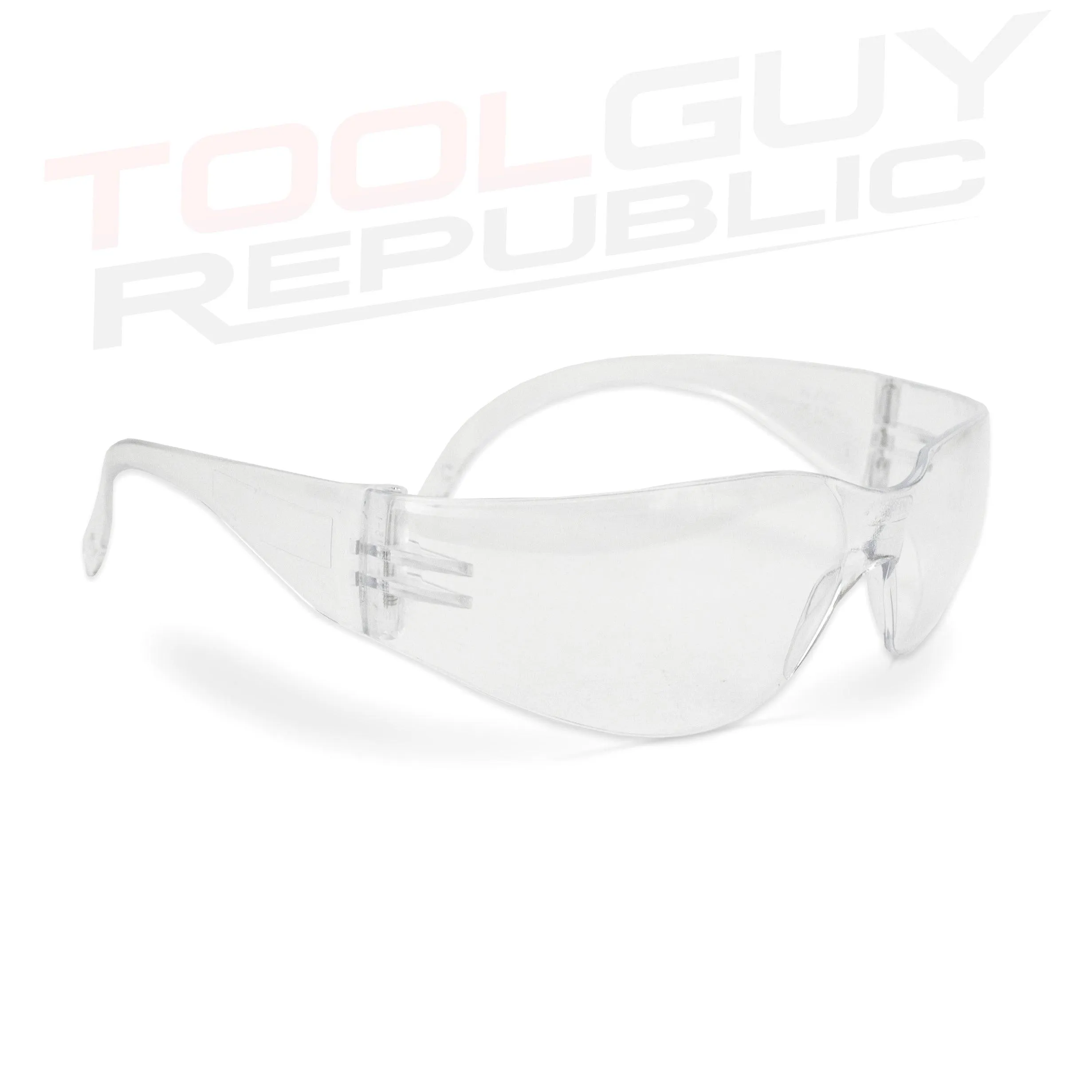 ANTI-FOG Clear Lens Safety Glasses - One Size - ANSI Z87  COMPLIANT (12 Pair)