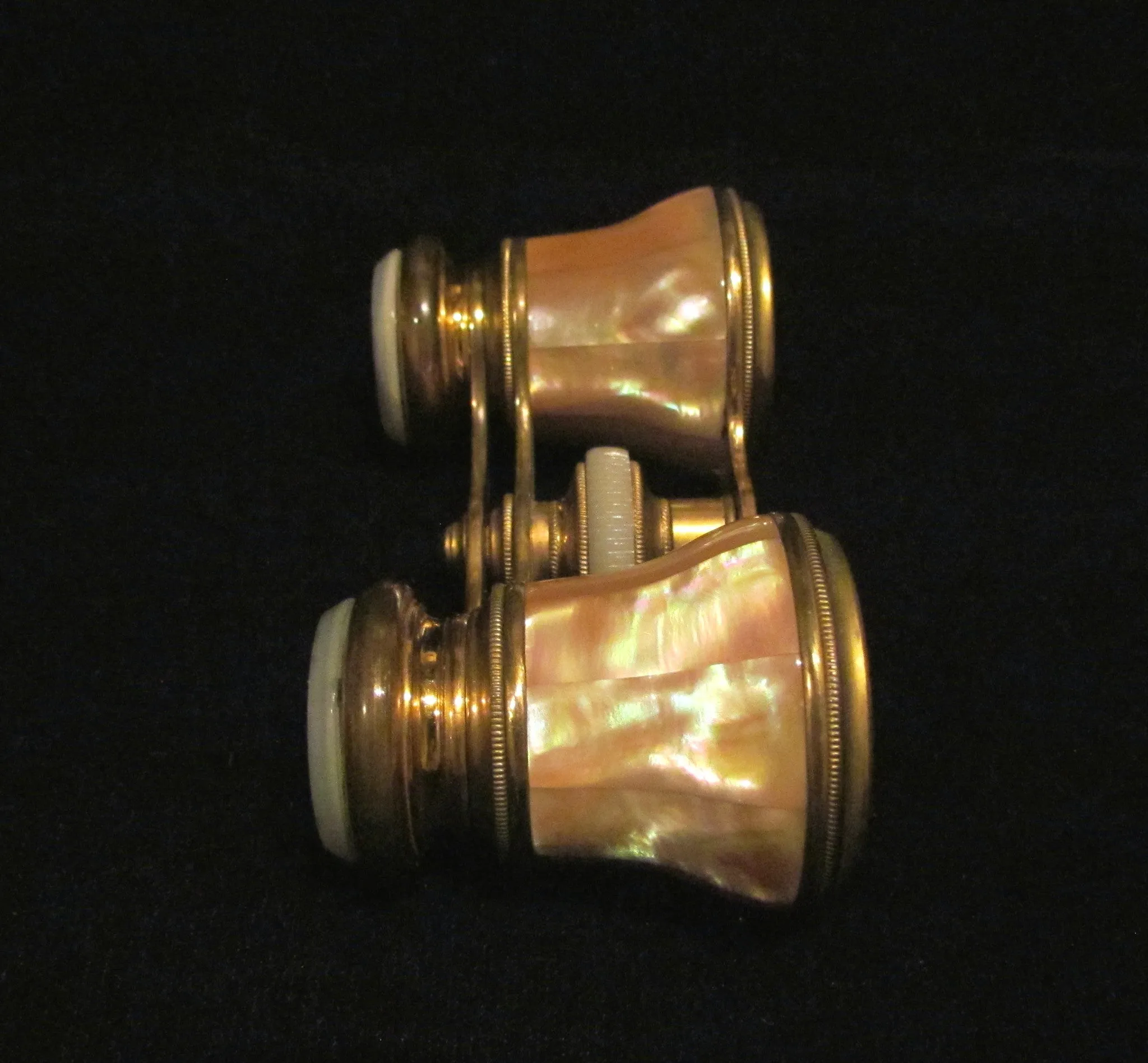 Antique Paris Opera Glasses Mother Of Pearl La Corona