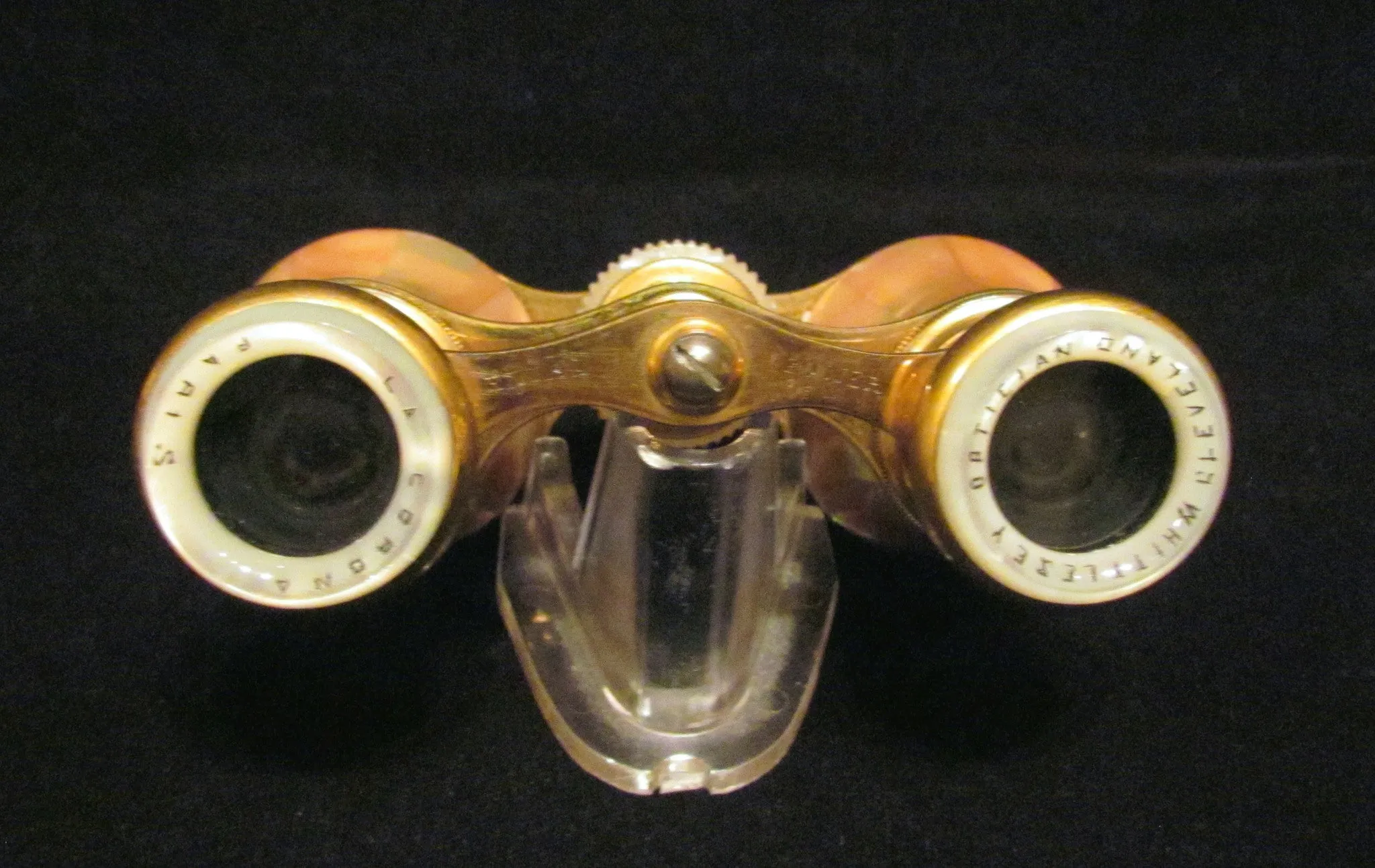 Antique Paris Opera Glasses Mother Of Pearl La Corona