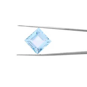 Aquamarine 16MM Princess Cut Square