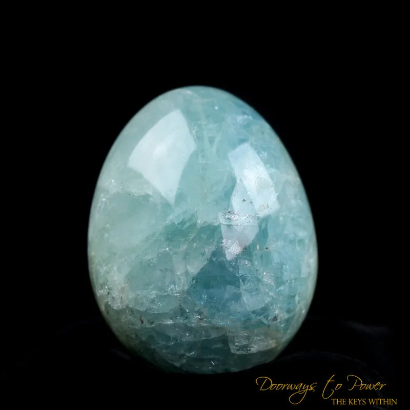 Aquamarine Cosmic Egg Crystal 'Bird of Light'