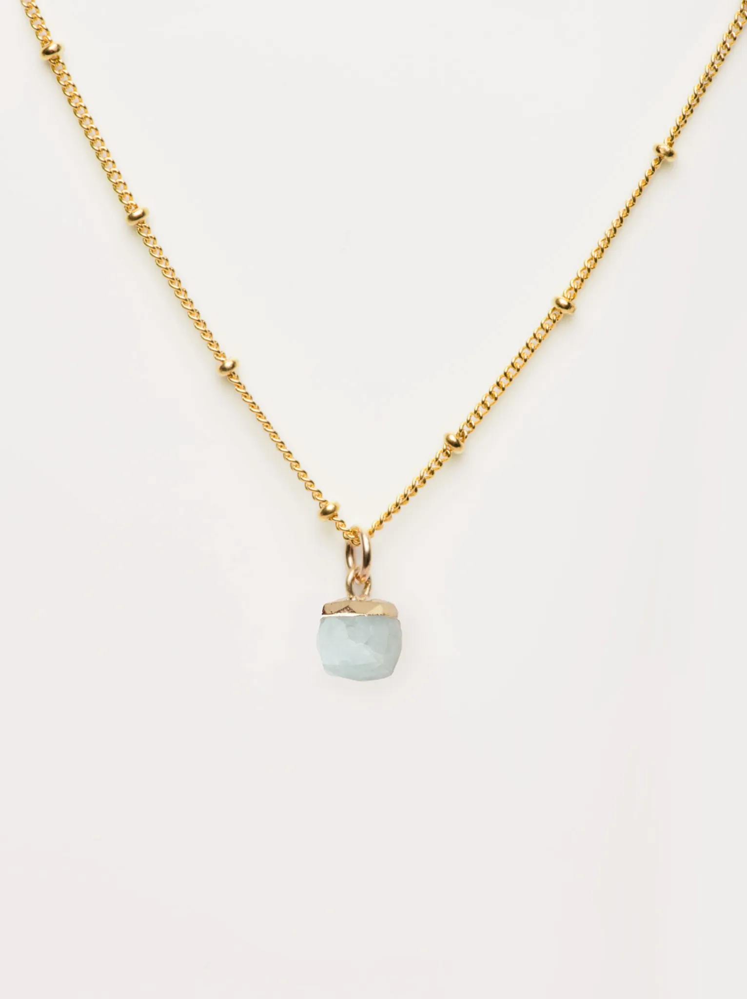 Aquamarine Pendant Necklace