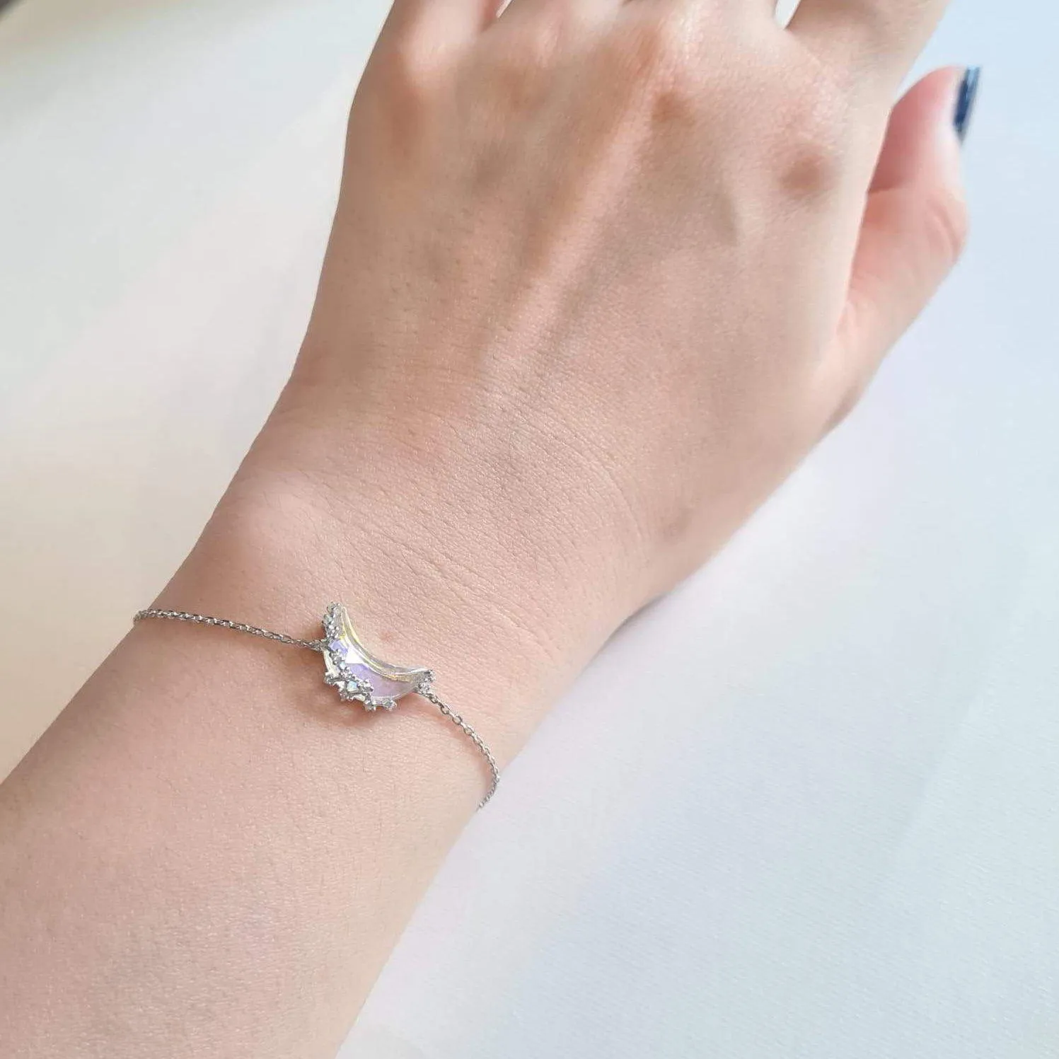 Aurora Moon Bracelet 925 Silver