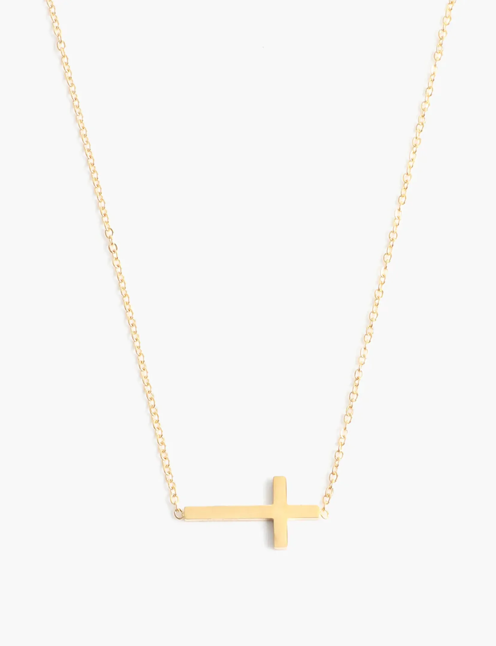 Barry Cross Necklace, Gold