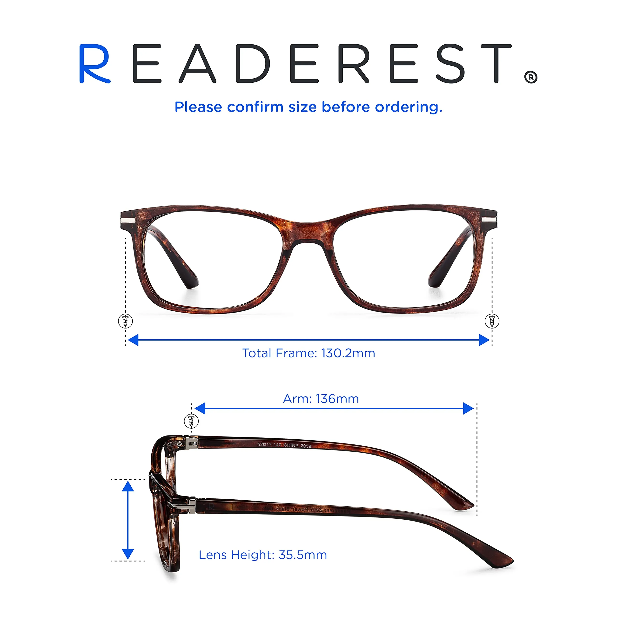 Blue-Light-Blocking-Reading-Glasses-Bourbon-Tortoise-0-00-Magnification-Computer-Glasses