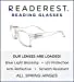 Blue-Light-Blocking-Reading-Glasses-Clear-1-00-Magnification Anti Glare