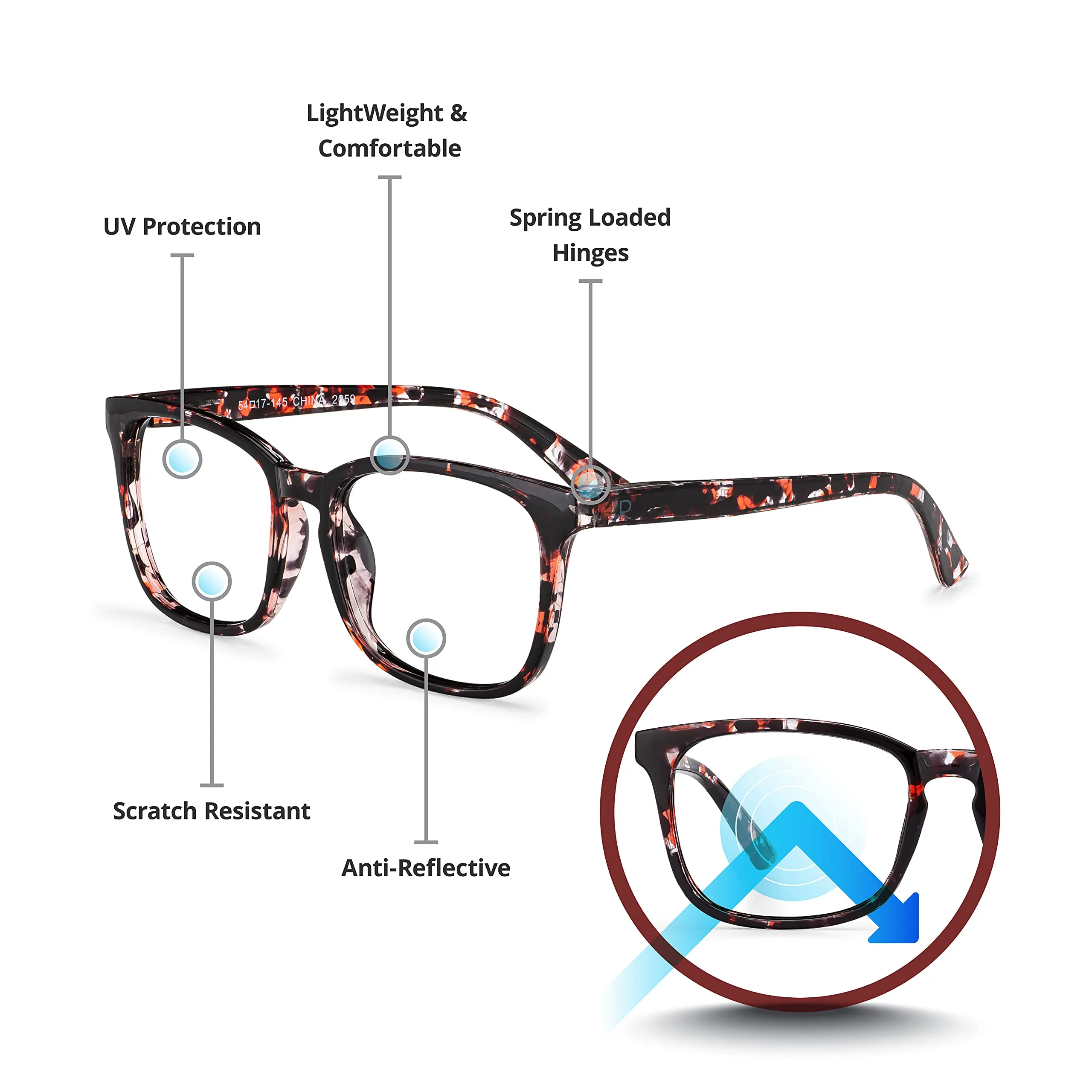 Blue-Light-Blocking-Reading-Glasses-Rose-Tortoise-1-25-Magnification-Computer-Glasses