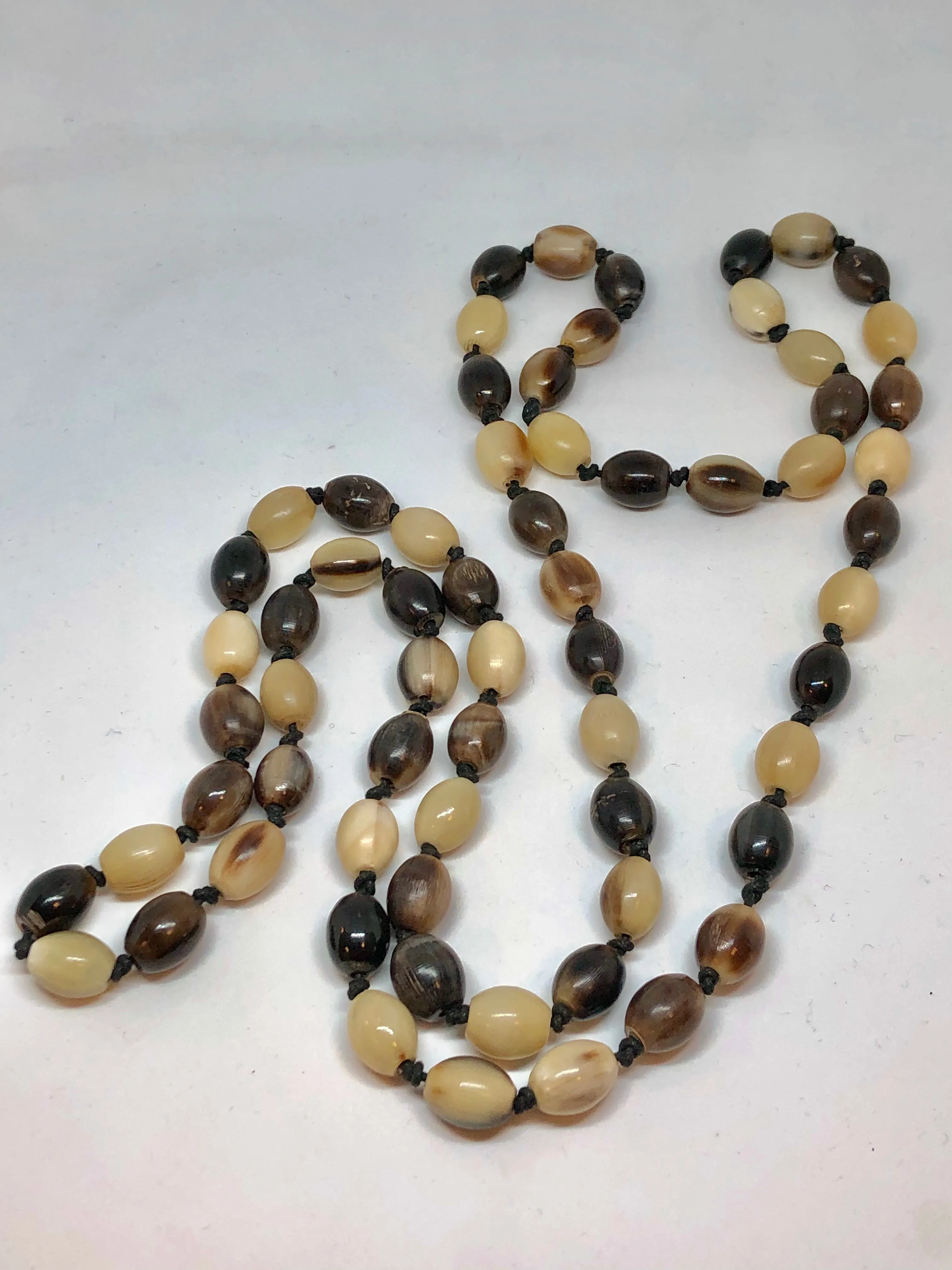 CATHs Oval Horn Bead Necklace