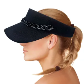 Chain Band Visor Hat