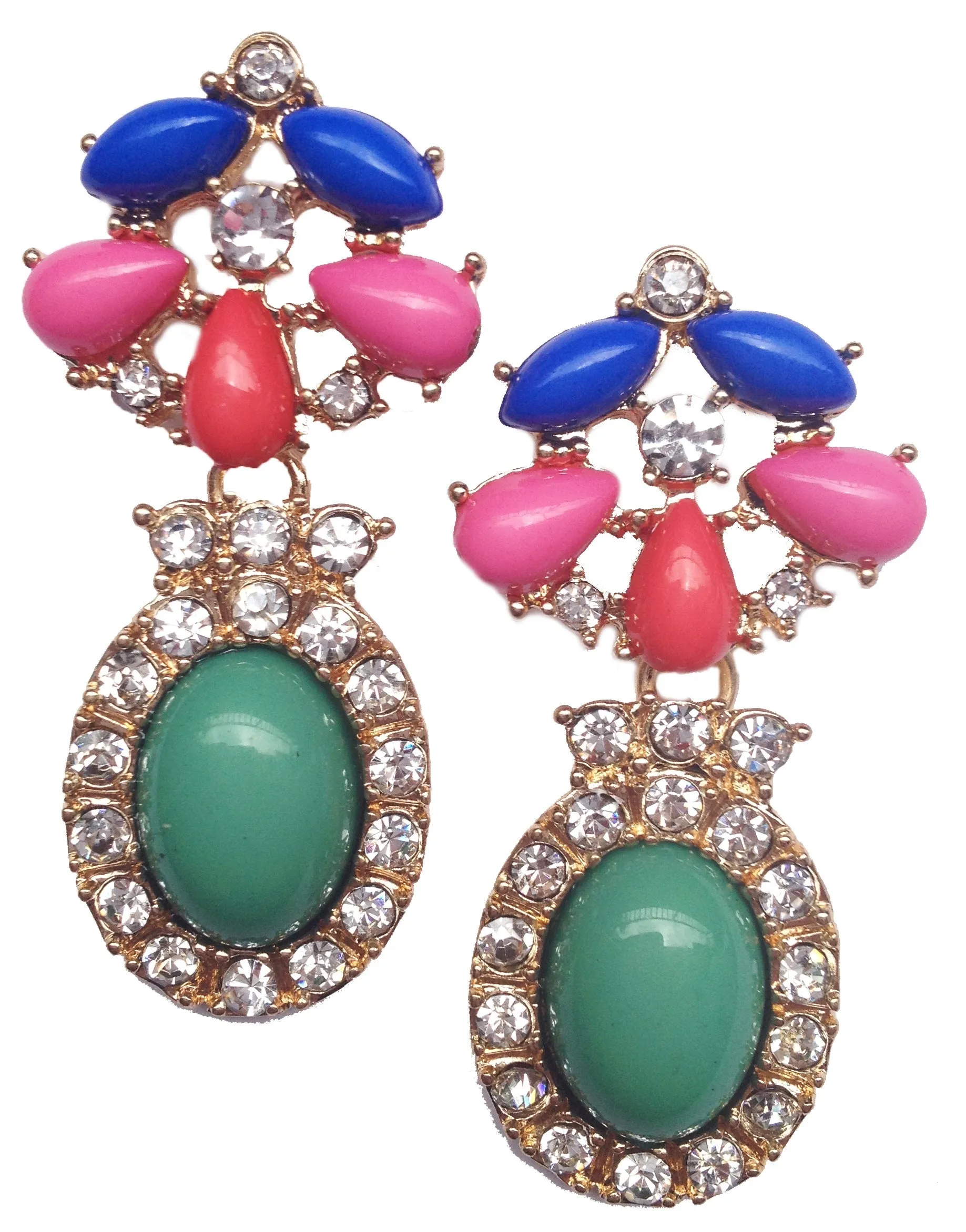 Colorful Crystal Earrings