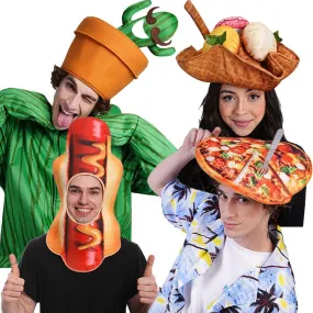 Couple Funny Plant Food Cosplay Hat Halloween Performance Props