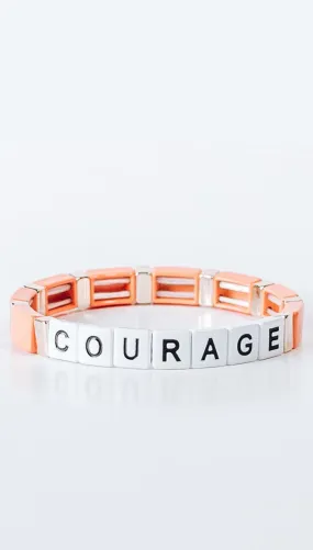 Courage Block Letter Bracelet | Ryan Porter