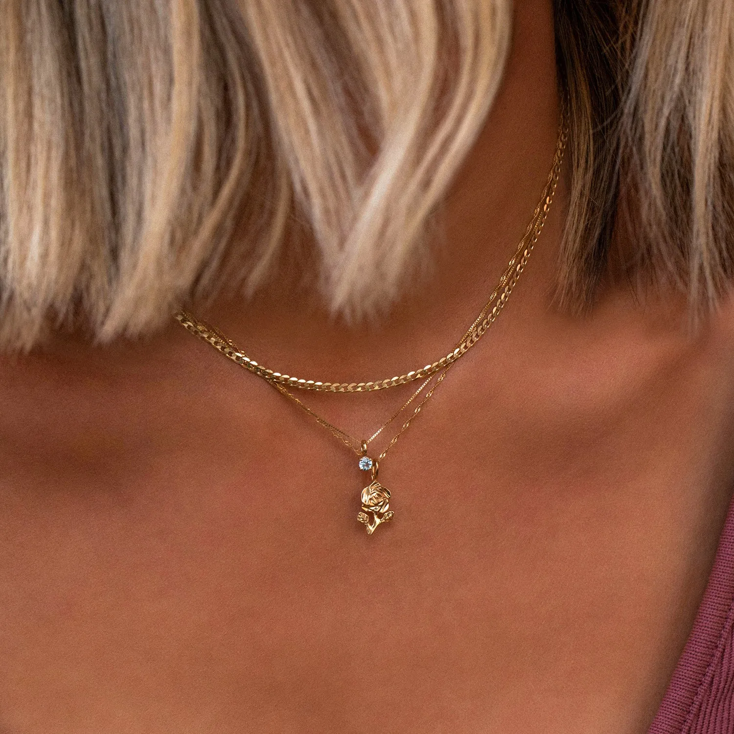 Cubano Chain Necklace | Solid 14k Gold