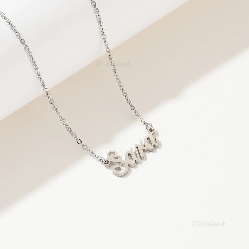 Custom English Name Necklace