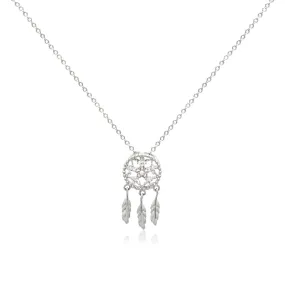 Dream Catcher Cubic Zirconia Necklace