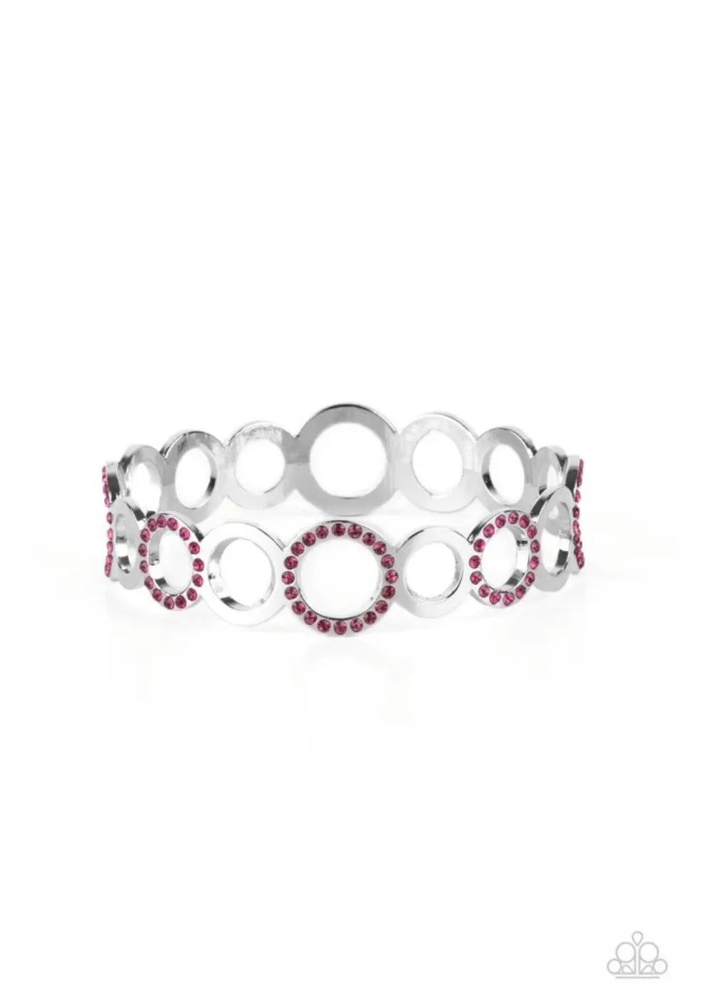 Future, Past, and POLISHED - Pink Bracelet - Paparazzi Accessories