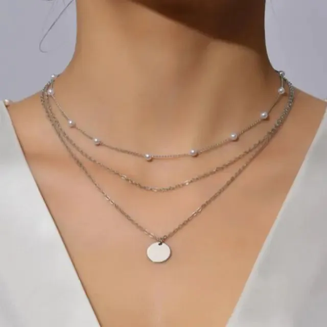 Glamorous Versatile Square Crystal Necklace Set