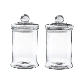 Glass Apothecary Jar Canister Set with Ball Lid (0.7 Gallon