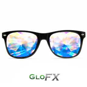 GloFX Ultimate Kaleidoscope   Diffraction Glasses - Black