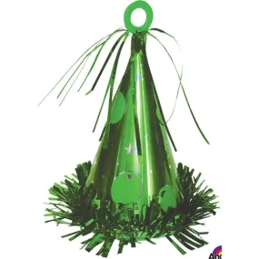 Green Party Hat Balloon Weight