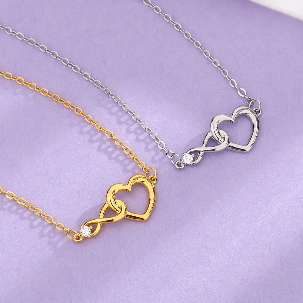 Heart and Infinity Shaped Love Bracelet & Infinity Love Bracelet