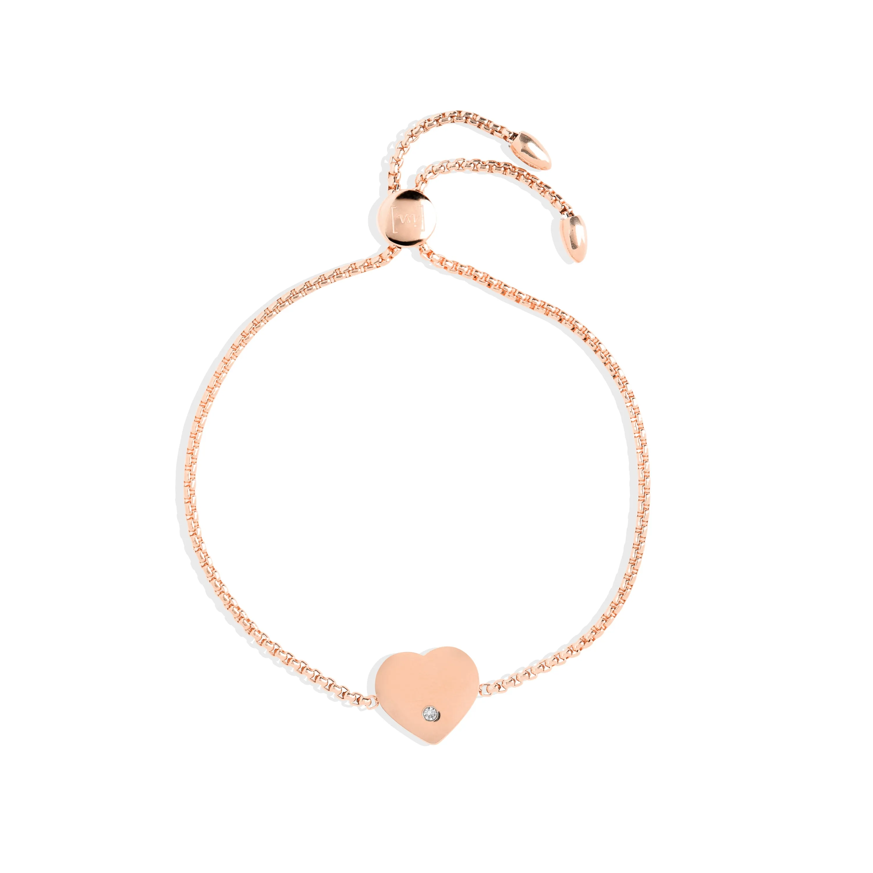 Heart bracelet - Rose Gold