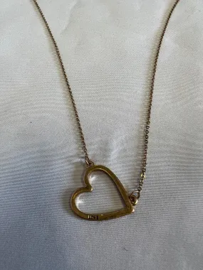 Heart Love Necklace - Gold