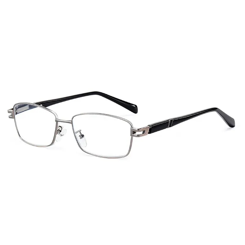 Hotony Unisex Full Rim Rectangular Alloy Frame Presbyopic Reading Glasses 9005