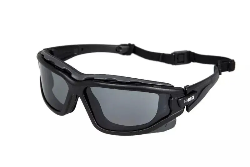 I-FORCE Gray Antifog Glasses - tinted