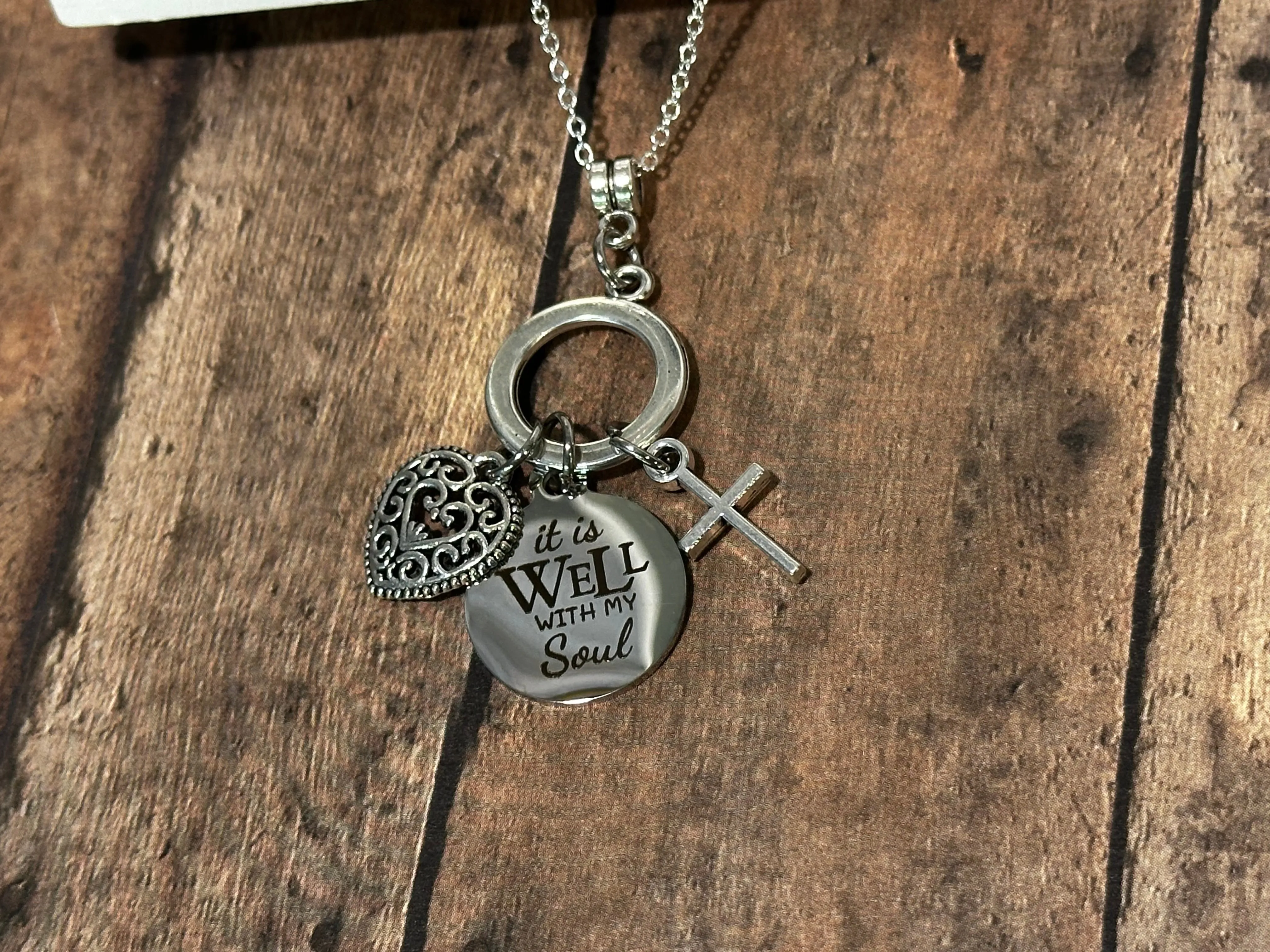 IT IS WELL W/MY SOUL Necklace (NC79) 22"