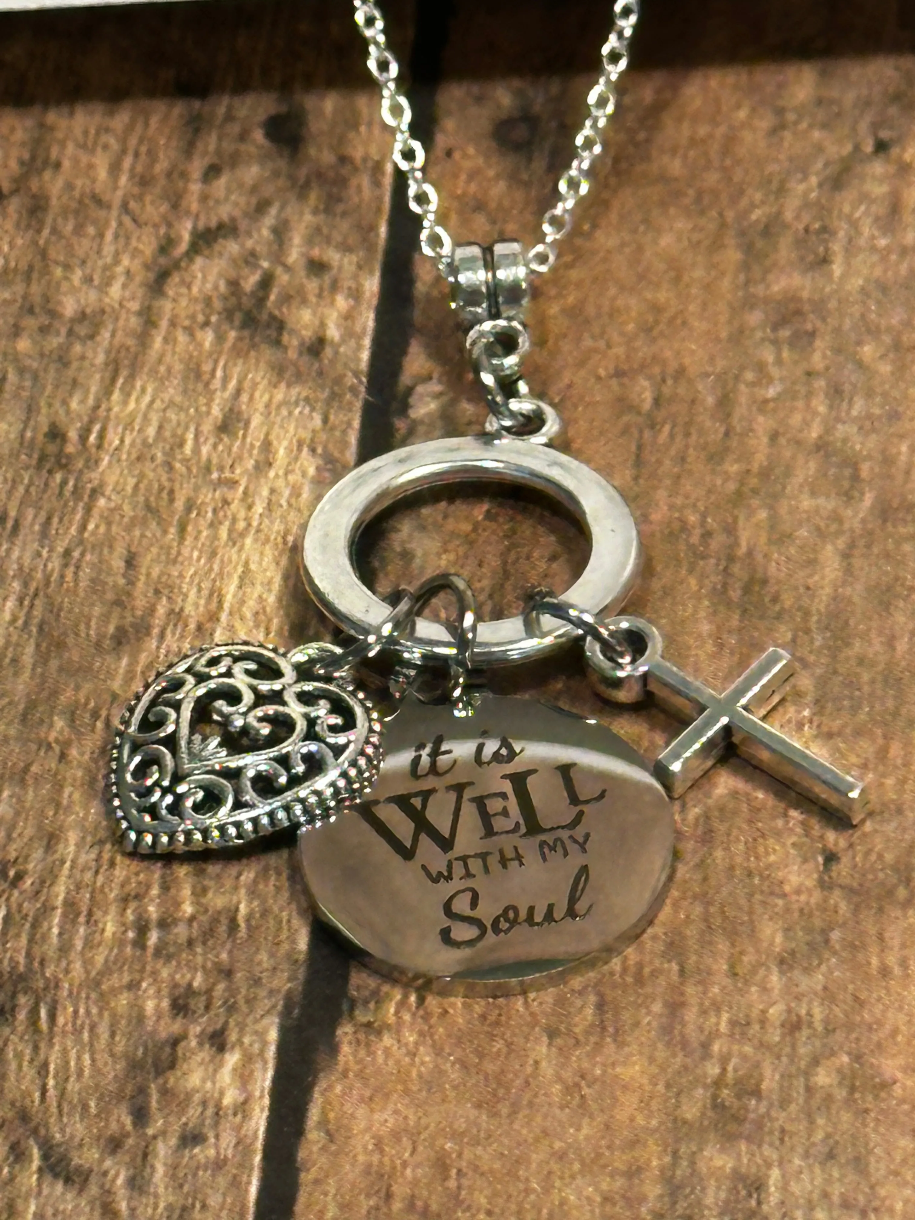 IT IS WELL W/MY SOUL Necklace (NC79) 22"