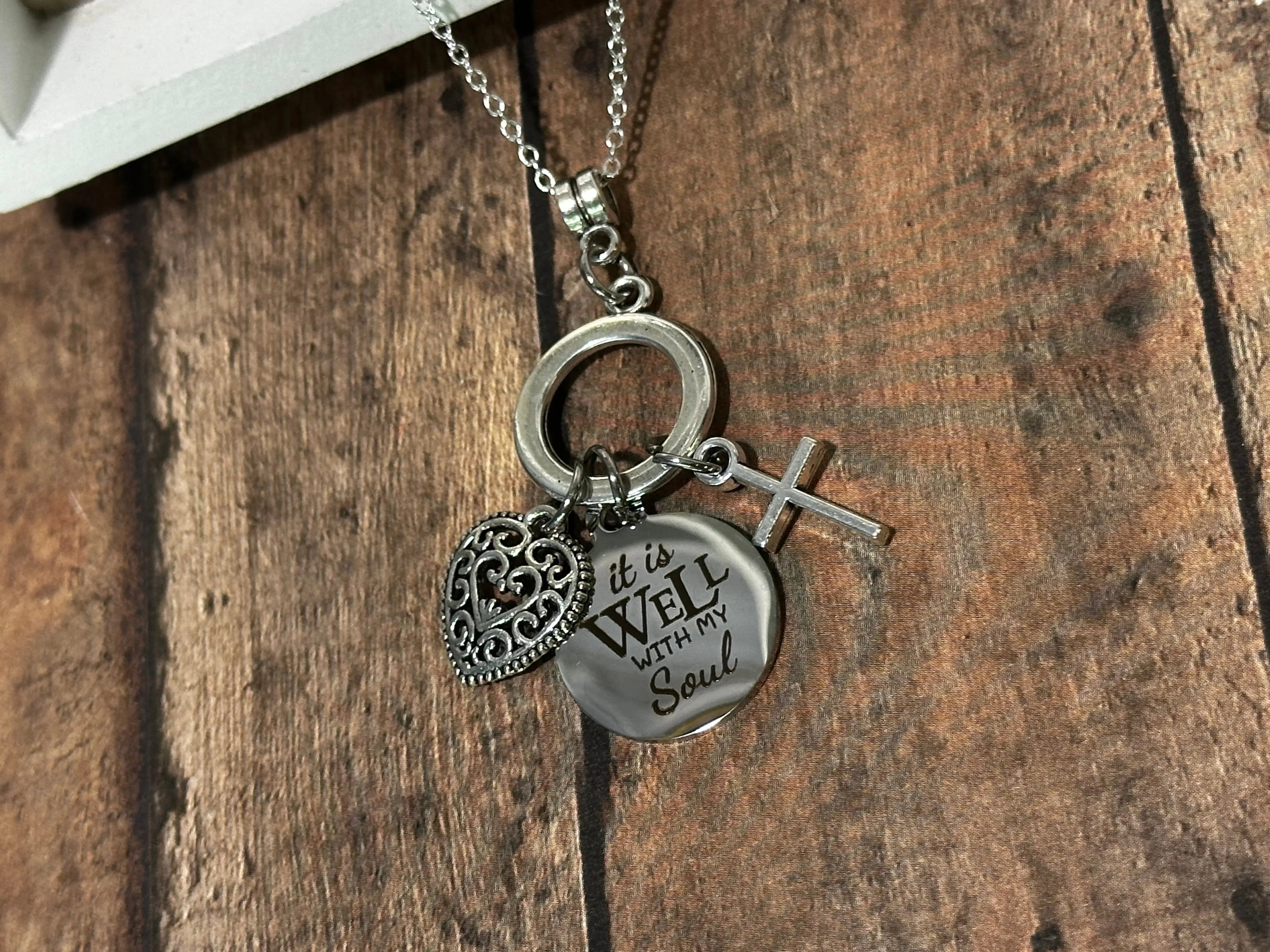 IT IS WELL W/MY SOUL Necklace (NC79) 22"