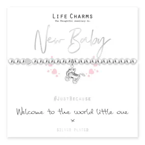 Jewellery Silver Plated 'New Baby' Bracelet