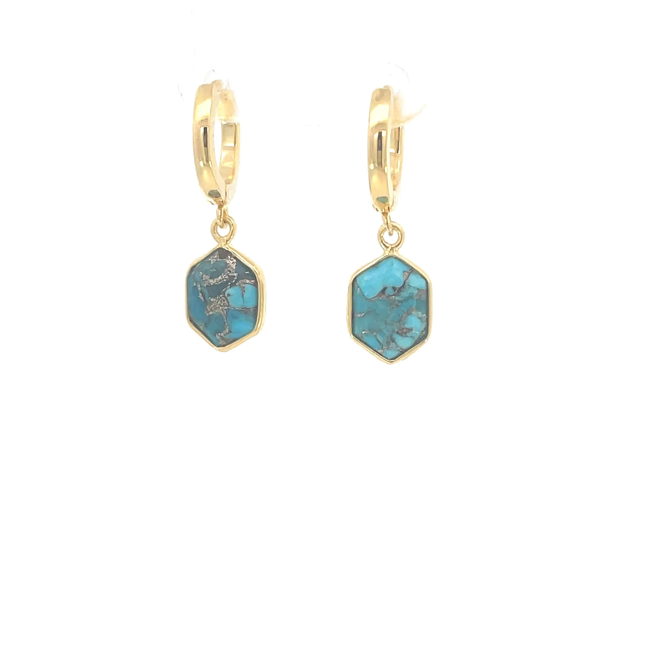 Jorge Revilla GEO Turquoise Earrings