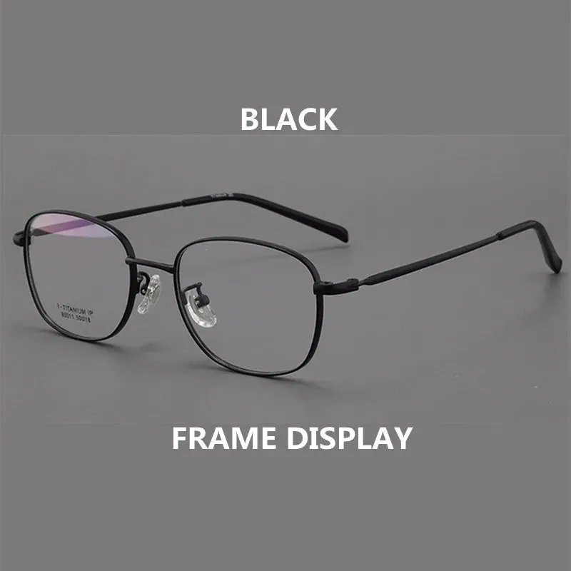 Kocolior Unisex Full Rim Irregular Square Alloy Hyperopic Reading Glasses 80011