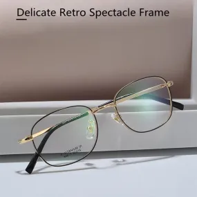 Kocolior Unisex Full Rim Irregular Square Alloy Hyperopic Reading Glasses 80011