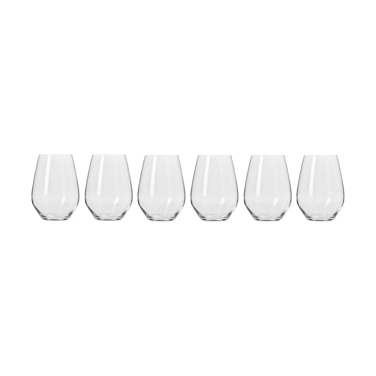 Krosno Harmony Stemless Wine Glasses 540ml (Set of 6)