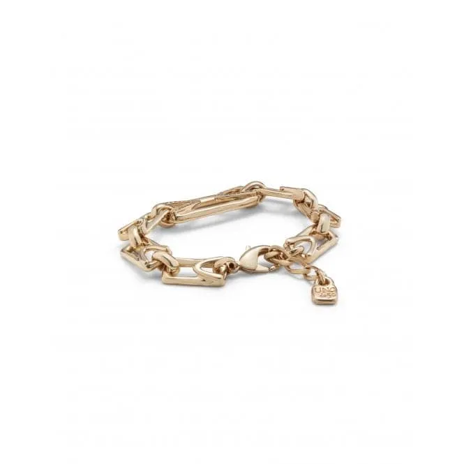 Ladies Brave Gold Medium Impresive Topaz Bracelet PUL2390BLNORO0M