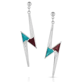 Montana Silversmiths Lightning Bolt Earrings ER5320