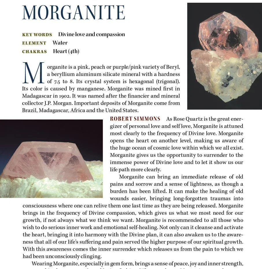 Morganite Danburite & Aquamarine Super Nova Crystal Pendant