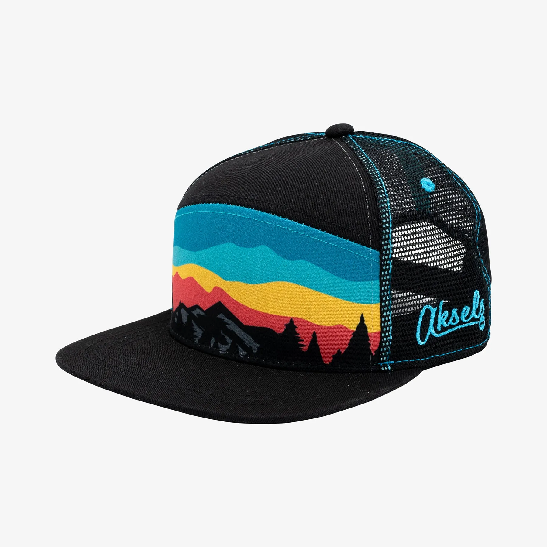 Mountain Landscape Camper Hat