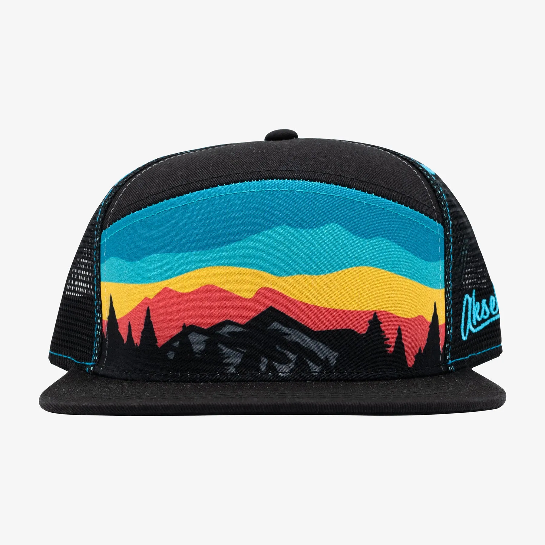 Mountain Landscape Camper Hat