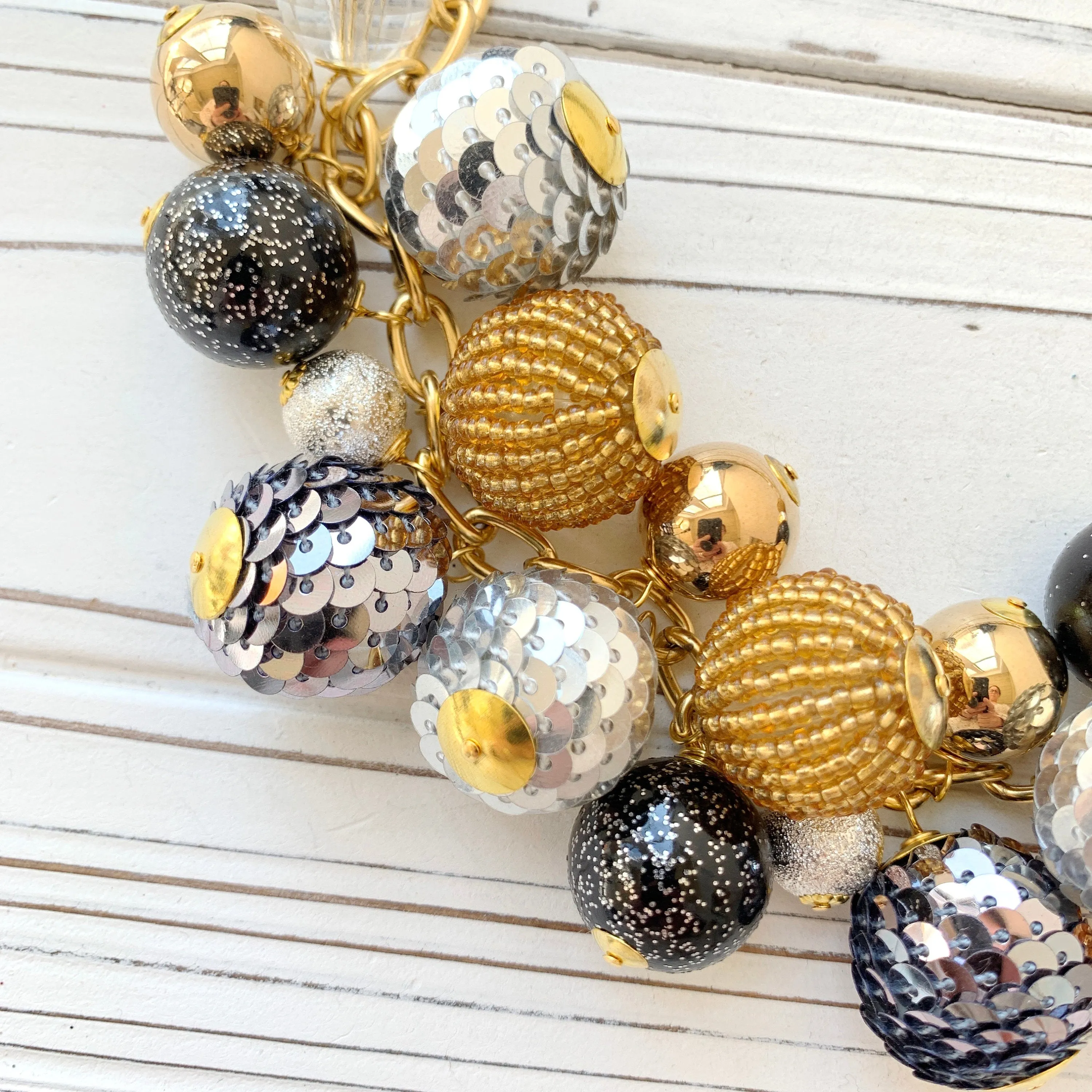 New Year's Eve Sequin Necklace