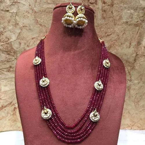 Onex Multi Drop Motif Necklace With Jumki