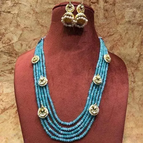 Onex Multi Drop Motif Necklace With Jumki