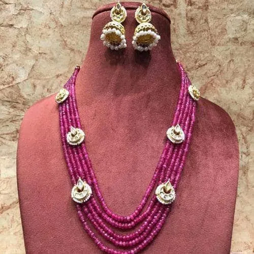 Onex Multi Drop Motif Necklace With Jumki