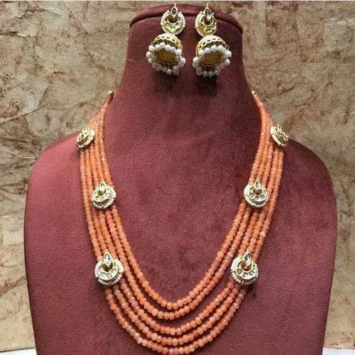 Onex Multi Drop Motif Necklace With Jumki