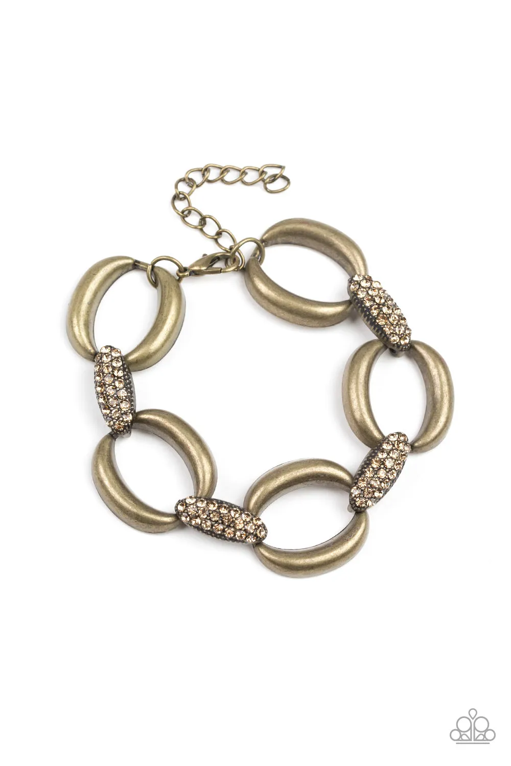 Open Door Jewelry - Dont Forget Whos Boss! - Brass Bracelet - Paparazzi Accessories